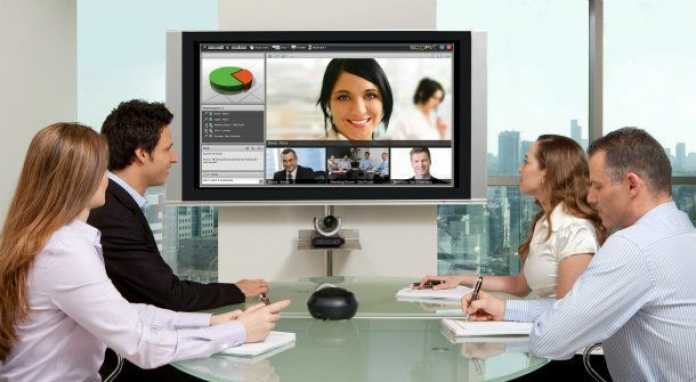 Video conference system communicates without leaving home.jpg Video conference system communicates without leaving home.jpg