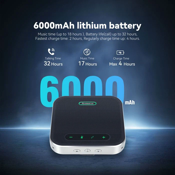 کانفرنس اسپیکر فون 360 ڈگری اور اعلیٰ معیار کے اسپیکر کے ساتھ