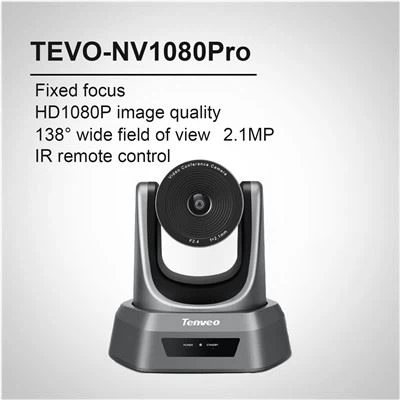 HD1080P ویڈیو کانفرنسنگ کیمرہ USB پلگ اینڈ پلے IR ریموٹ کنٹرول برائے چرچ، تعلیم اور کاروبار